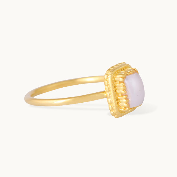 Dugperle – ring med ferskvandsperle