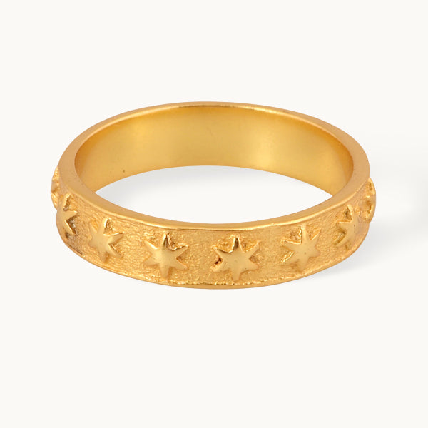Gyldenvind – ring i forgyldt sølv