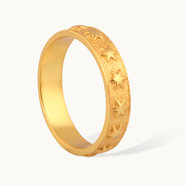 Gyldenvind – ring i forgyldt sølv