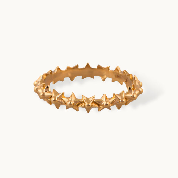Ildfald – ring med granat