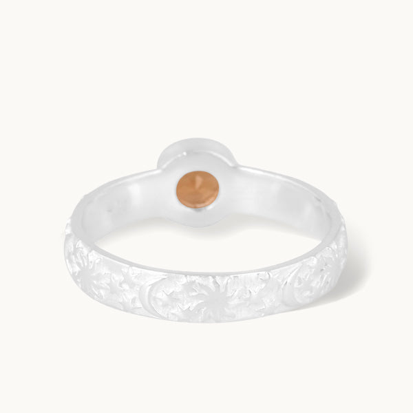 Solklang – ring med citrin