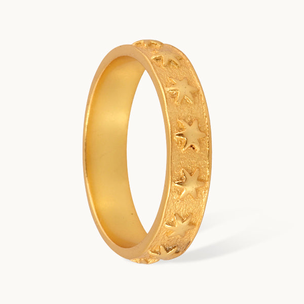 Gyldenvind – ring i forgyldt sølv
