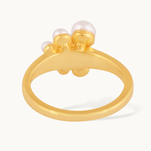 Perlesky – ring med ferskvandsperle