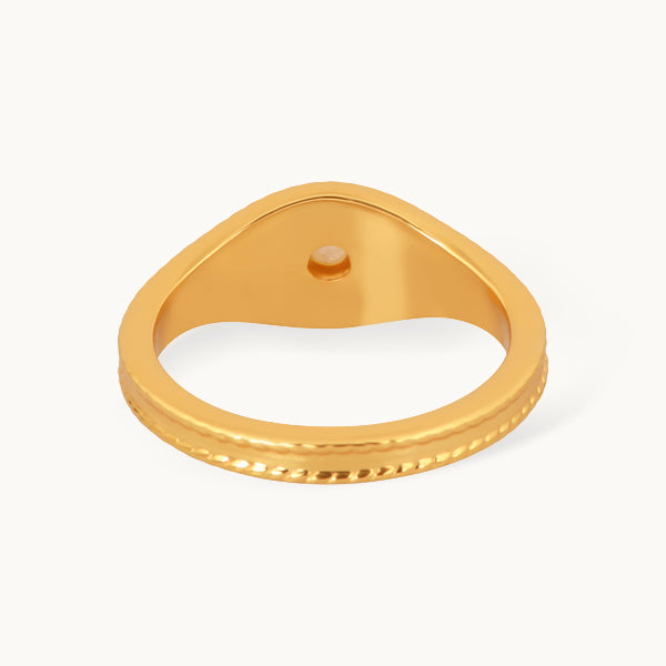 Perlevind – ring med ferskvandsperle
