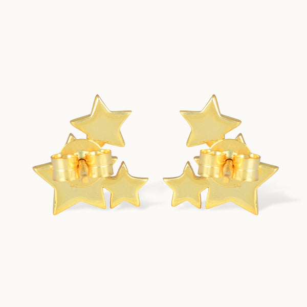 Solpunkt – stjerneørestikker i guld
