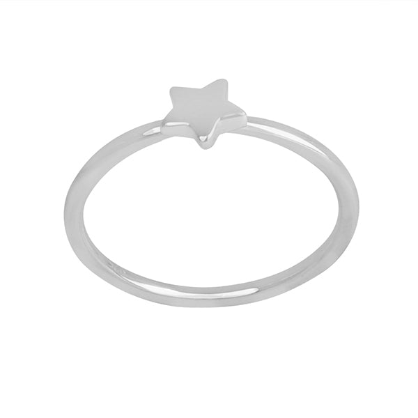 Stjernetåge – ring i rhodineret sølv