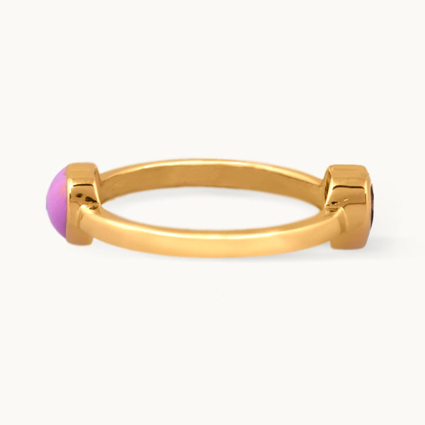 Syrénhvisken – ring med ametyst